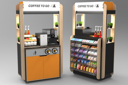 Кофе-модули, кофе-корнеры, кофейные стойки и станции самообслуживания, мини-кухни, экспресс-форматы