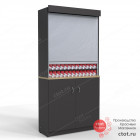 Шкаф сигаретный задней линии: накопитель, 104 позиции с толк. 1000х2087(950)х416 мм