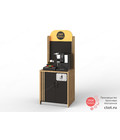 Фото кофе-модуль самообслуживания с лючком для мусора, 850х2090(950)х700 мм №1