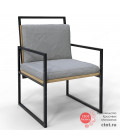 Фото стул-кресло: каркас металл 600х900х640 мм №1