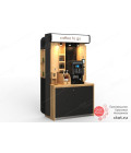 Фото кофе-модуль с освещением, с местом под автоматич. диспенсер стаканов 1470х2460х683 мм №10
