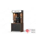 Фото кофе-модуль с освещением, с местом под автоматич. диспенсер стаканов 1279х2460х683 мм №2